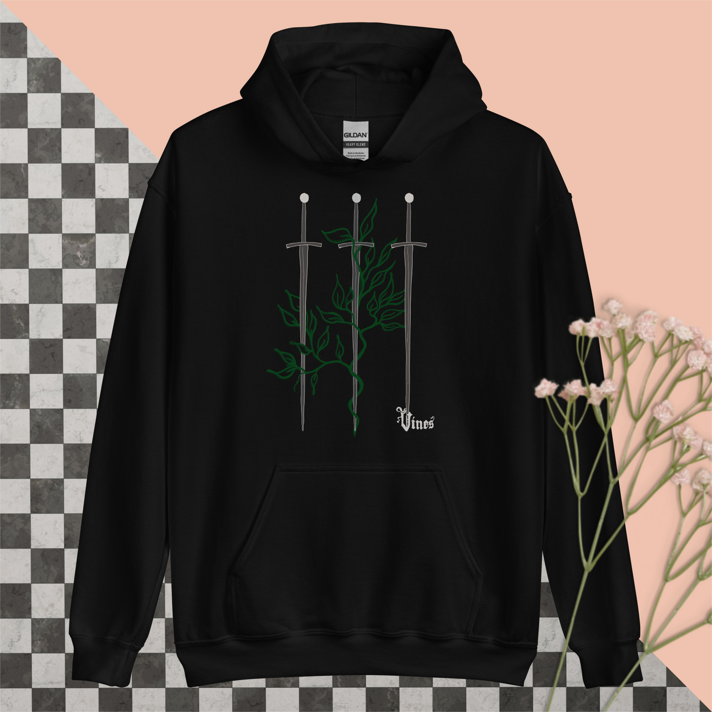 vines swords hoodie